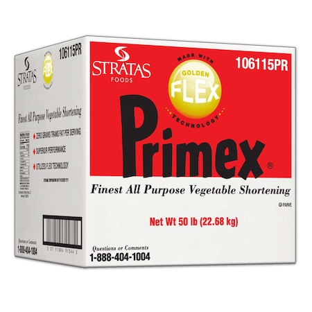 Primex Golden Flex All-Purpose Shortening 50lbs 106115 PR